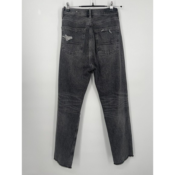 American Eagle Outfitters Highest Rise 90s‎ Boyfriend Jeans Womens 2 Gray - Picture 3 of 6